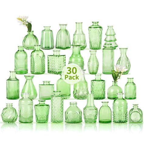 Green vase decor