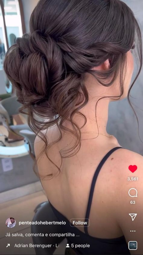 Prom Hairstyles For Medium Hair Bun, Low Formal Updo, Quinceanera Hairstyles Low Bun, Updo For Ball, Ballgown Hairstyles Wedding, Low Fancy Bun, Hairdos For Medium Length Hair Formal, Ball Hairstyles Updo, Fun Updo Hairstyles