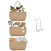 Check this out! Pantry Door Organizer, Wall Basket Storage, Hanging Wall Baskets, Towel Basket, Wall Storage Systems, Wand Organizer, Over The Door Organizer, White Wall Hanging, Bathroom Baskets