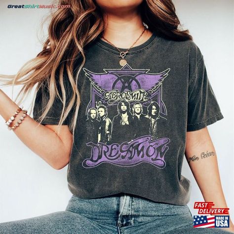 Aerosmith Farewell Tour 2023 Vintage Shirt Dream On Band Tee Retro 70S Hoodie T-Shirt Check more at https://greatshirtmusic.com/product/aerosmith-farewell-tour-2023-vintage-shirt-dream-on-band-tee-retro-70s-hoodie-t-shirt/ Country Music Shirts, Dream On, Concert Shirts, Aerosmith, Retro 70s, Vintage Band, Band Tees, 2023 2024, Teacher Shirts