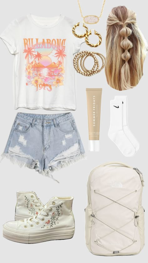 🩷🧡💛 Cruise Outfits For Teens, Outfits For Cruise, Outfits Layout, Cute Middle School Outfits, Preppy Outfits For School, Preppy Summer Outfits, Outfit Inspo Summer, Perfect Summer Outfit, Outfit Layout