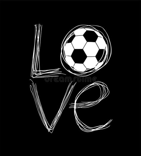 Love soccer symbol stock illustration Soccer Tattoos, Soccer Images, Soccer Decor, Football Tattoo, Funny Soccer Videos, Penanda Buku, Soccer Photography, Soccer Gifs, Soccer Inspiration