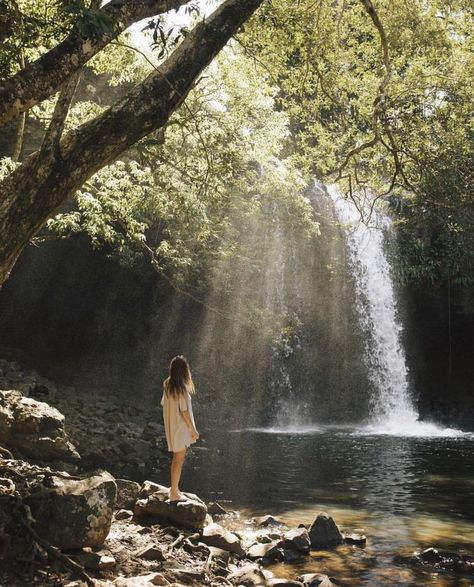 Sunny Day Photoshoot, Waterfalls Photoshoot Ideas, Senior Photos Waterfall, Waterfall Senior Pictures, Whimsical Senior Pictures, Waterfall Photoshoot Ideas, Glass Armor, Annie Tarasova, Whimsical Photoshoot