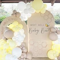 He Or She What Will It Bee Gender Reveal Decorations, Gender Reveal Party Theme Summer, He Or She What Will It Bee Gender Reveal, What Would It Bee Gender Reveal, He Or She What Will It Bee, What Will It Bee Gender Reveal Decor, Gender Reveal Ideas Bee Theme, What Will Baby Bee Gender Reveal, Bee Baby Shower Balloons