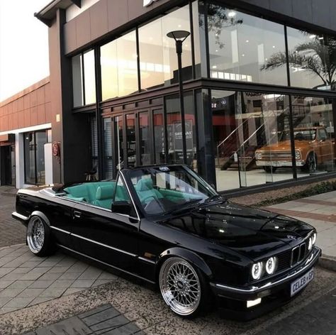 Bmw E30 M3 Convertible, Bmw E30 Convertible, E30 Convertible, Dream Cars Bmw, Bmw E30 M3, Old Vintage Cars, Dream Car Garage, Cool Car Drawings, Cool Car Pictures