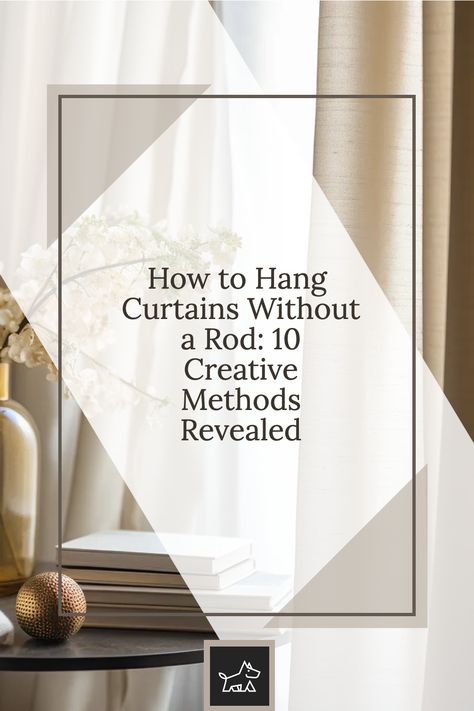 "Introduce your windows to innovative draping with "Alternative Ways to Hang Curtains: 15 Stylish and Unique Ideas." From DIY curtain magic to rustic allure, and bohemian chic; curtain artistry is redefined. Embrace no-drill solutions, special curtain rods, and creative repurposed styles. Whether it's the nostalgia of vintage, the sophistication of chain and rope, or the trend of wall tapestries, there's a style waiting just for you." Curtains Inside Window Frame, Ways To Hang Curtains, Curtains Without Rods, Tension Rod Curtains, Sheers Curtains Living Room, Magnetic Curtain Rods, How To Hang Curtains, Traditional Curtain Rods, Hanging Drapes