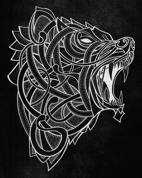 Norse Bear Tattoo, Viking Bear Tattoo, Celtic Sleeve Tattoos, Escudo Viking, Fenrir Tattoo, Norse Mythology Tattoo, Scandinavian Tattoo, Arte Viking, Viking Tattoo Symbol