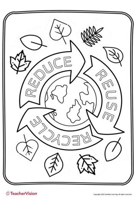 Celebrate Earth Day in your classroom with these fun printable coloring pages! #earthdaycrafts Reduce Reuse Recycle Coloring Pages, Recycling Coloring Pages, Free Earth Day Activities, Cute Animals Coloring Pages, Earth Day Worksheets, Cute Animals Coloring, Earth Day Coloring Pages, Free Coloring Pages For Kids, Children's Book Characters