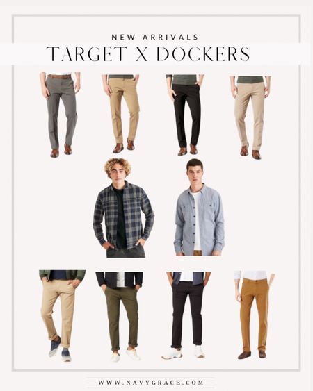 Shopping for men can be really difficult sometimes but luckily Target now sells Dockers products and they are perfect for helping the men in your life look dapper for the holidays. Check out my favorite pants and shirts from their collection featured on my LTK page. | shop, shopping, mens, style, inspiration, dapper, holidays, collaboration, clothes, wardrobe Dockers Men, Grace To You, Looking Dapper, Target, Everyday Fashion, Navy, Style Inspiration, Wardrobe, Mens Outfits