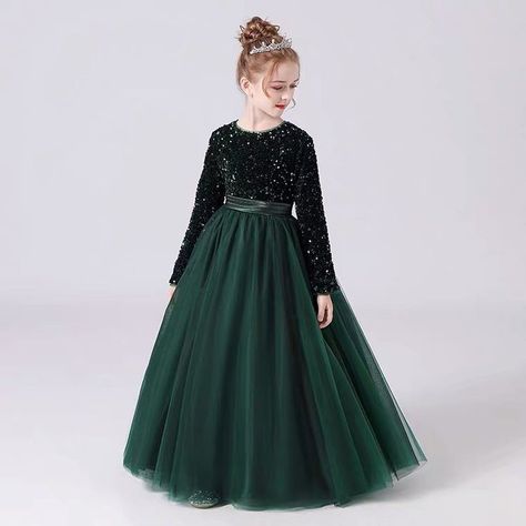 Tulle Flower Girl, Girls Christmas Dresses, Bucket Bags, Flower Girl Dresses Tulle, Clothing Catalog, Dresses Ideas, Junior Bridesmaid Dresses, Junior Bridesmaid, Tulle Wedding