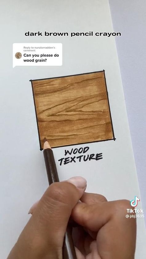 Textures Drawing Tutorial, Copic Marker Art Aesthetic, Wood Texture Colored Pencil, Wood Grain Texture Drawing, Sketch Book Ideas Marker, Wood Rendering Marker, Drawing With Touch Markers, How To Alcohol Markers, How To Draw Wood Grain