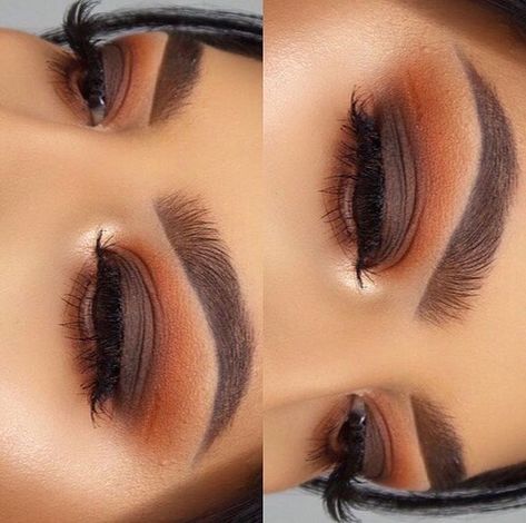 Warm smokey eye. Eye Ideas, Makijaż Smokey Eye, Makeup Eye Looks, Make Up Looks, Makeup Obsession, Kiss Makeup, Fall Makeup, Makeup Goals, Smokey Eye Makeup