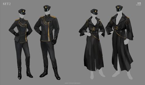 ArtStation - Asia Uniform Concept , _ MOOWM _ Military Uniform Design, Sci Fi Uniform, Batman Concept, Steampunk Aesthetic, Concept Art World, Japanese Warrior, Super Soldier, Military Soldiers, Period Outfit