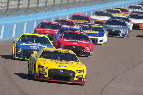 Joey Logano wins at Phoenix to win 2nd NASCAR championship | AP News Trophy Case, Brad Keselowski, Joey Logano, Joe Gibbs Racing, Chase Elliott, Nascar Race, Kyle Busch, Daytona 500, Nascar Cup