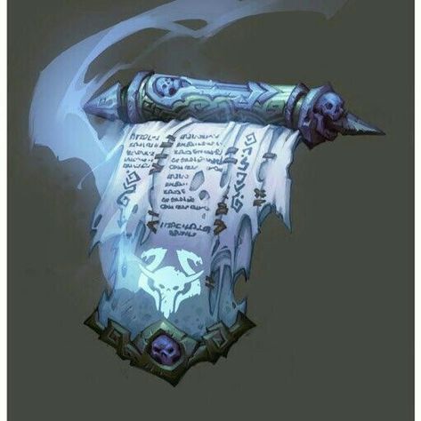 Scroll of frost storm Dark Siders, Darksiders 2, Concept Art World, Magic Items, Props Art, Fantasy Magic, Fantasy Props, Game Props, 다크 판타지