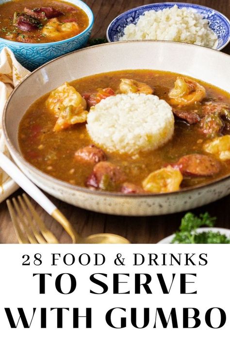 We've compiled a list of delicious foods and drinks of what to serve with gumbo. Without sacrificing flavor, we’re sharing all the delicious side dishes to serve with this much Loved-Louisiana dish (okra meat stew). Super Bowl Dinner, Dinner Sides Recipes, Louisiana Dishes, Meat Stew, Delicious Side Dishes, Gumbo Soup, Haitian Food Recipes, Foods And Drinks, Fresh Recipes