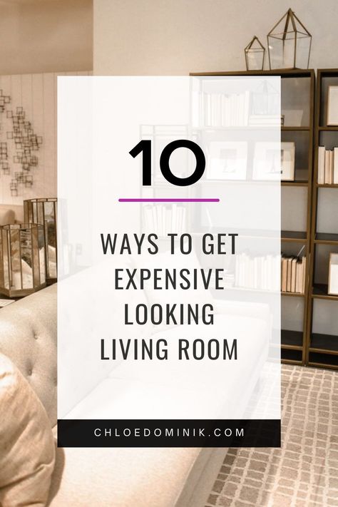 How to get a modern and expensive looking living room without blowing the budget? With simple some design tricks! Luxury Living Room On A Budget, Living Room Designs Budget, How To Make Living Room Look Expensive, Basic Living Room Decor, Basic Living Room Ideas, Expensive Looking Living Room, Living Room Hacks, Interior Design Basics, Budget Interior