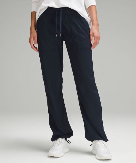 Dance Studio Mid-Rise Pant *Regular | Women's Trousers | lululemon Dance Studio Pants, Studio Pants, Dance Pants, Lululemon Pants, Lightweight Pants, Lulu Lemon, Active Wear Pants, Hidden Pocket, Dance Studio