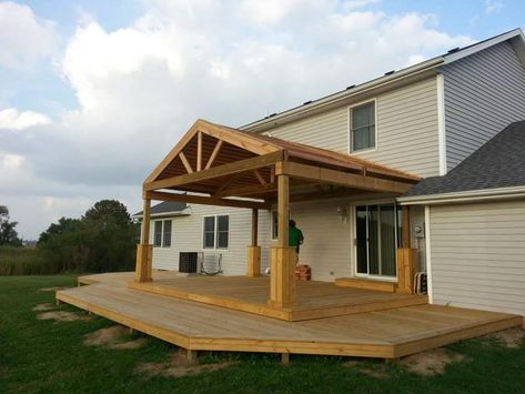 Rustic Deck, Cheap Pergola, Patio Pergola, Wooden Gazebo, Pergola Design, Wooden Pergola, Backyard Pergola, Deck With Pergola, Covered Pergola