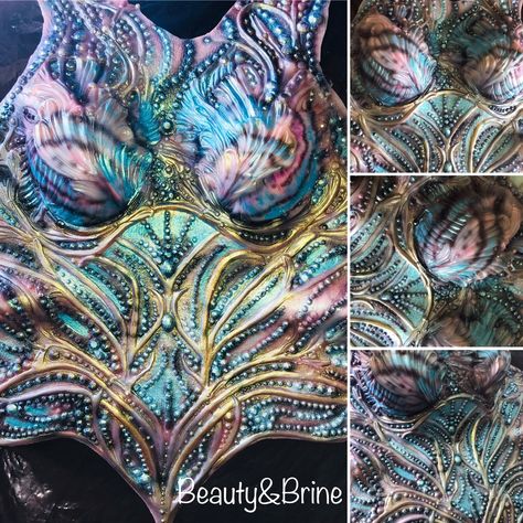 Custome silicone mermaid tops Mermaid Silicone Top, Band Costumes, Bedazzled Bra, Wardrobe Costume, Silicone Mermaid Tails, Mermaid Top, Mermaid Stuff, Mermaid Tails, Top Beauty