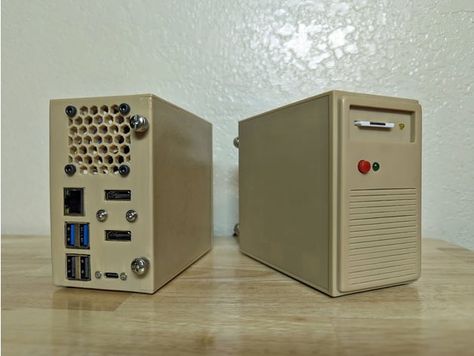 Raspberry Pi 5 case - Retro tower desktop by Xavior93 Retro Gadgets, Old Computers, Power Button, 3d Printers, Raspberry Pi, 3d Printer, Retro Style, Raspberry, Gadgets