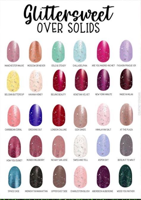 Nail Color Combos, Glitter Overlays, Dry Nail Polish, The Plaza, Nail Polish Strips, Color Street Nails, Fancy Nails, Creative Nails, Color Street