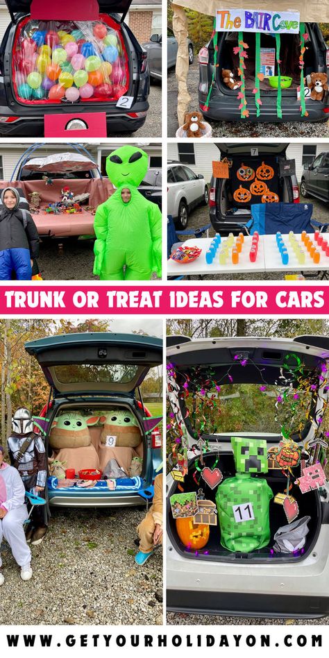 Keywords: Trunk Decorating for Halloween, Halloween trunk decorations, spooky trunk ideas, Trunk or Treat, Halloween car decorations, creative trunk ideas, festive trunk setup

Trunk Decorating for Halloween with spooky decorations, ghost cutouts, and Halloween-themed treats Trunk Or Treat Ideas For Minivan Easy, Trunk Or Treat Ideas For Minivan, Halloween Car Decorations Trunks, Trunk Or Treat Themes For Cars, Interactive Trunk Or Treat Ideas, Party Game Prizes, Halloween Car Decorations, Trunker Treat Ideas, Easy Decorations