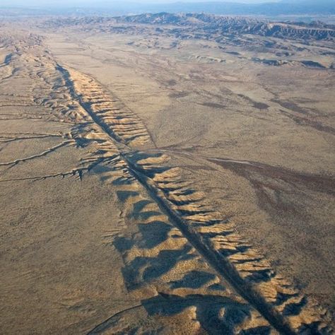 The San Andreas Fault of California Academic Victim, 4 Monkeys, Land Forms, Storm Pictures, San Andreas Fault, California Coastline, Geology Rocks, St Helens, Aerial Photo