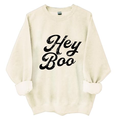 PRICES MAY VARY. Material: Made of Cotton Blend, the fabric is of moderate thickness and breathable.Hey Boo Sweatshirt Main Features: long sleeve blouse; casual clothes; loose fitting sweatshirts; classic fit; casual; simple.Hey Boo Sweatshirt Collocation: This sweatshirt fashion and easy to pair with leggings, jeans, or denim shorts. Create a simple look.Hey Boo Sweatshirt Size&Color: Sizes include S, M, L, XL, 2XL, 3XL ,the color is black, white, Pink, blue etc sweatshirts. We suggest your bod Boo Sweatshirt, Gucci Makeup, Boo Shirts, Hey Boo, Blouse Casual, Casual Clothes, Funny Sweatshirts, Black White Pink, Body Measurements