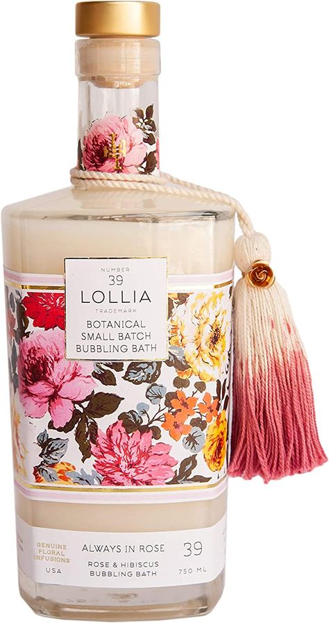 Lollia Bubble Bath, Design Kemasan, Luxury Bubble Bath, Bath Products Packaging, Luxury Bath Products, Luxury Bathtub, Bath Fizzers, Gift Sets For Her, Bottle Stand