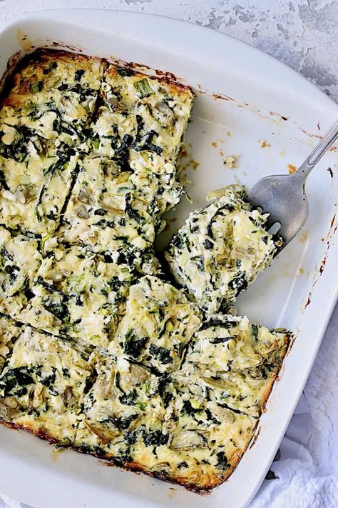 Artichoke Squares, Party Breakfast, Inflammation Diet Recipes, Spinach Casserole, Hot Appetizers, Vegetable Side Dishes Recipes, Artichoke Recipes, Chef's Kitchen, Spinach Artichoke Dip