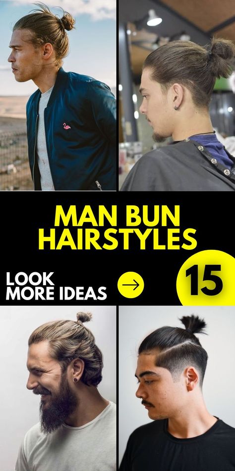 Long-haired individuals are spoiled for choice in 2024, especially when it comes to man bun hairstyles. Whether you prefer to keep it long and flowing or tie it up into a neat bun, this hairstyle offers the best of both worlds. For those who want a versatile and fashionable look, the long man bun is a top contender. Man Bun Hairstyles Curly, Men Long Hair Bun, White Boy Hairstyle, Man Bun Top Knot, Man Bun Undercut, Knot Hairstyle, Undercut With Beard, Viking Haircut, Top Hairstyles For Men