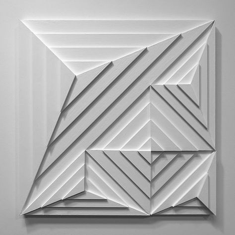 Anna Kincaide, Geometric Template, Chinese Style Interior, Tv Fal, Architecture Design Process, Pvc Moulding, 3d Wall Tiles, Floral Logo Design, Geometric Sculpture