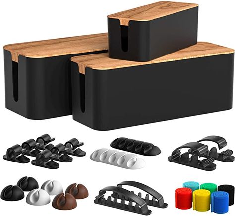 Floor Cord Cover, Cable Organizer Box, Home Office Black, Cable Management Box, Hide Cords, Bottle Washer, Kitchen Storage Boxes, Space Saving Hangers, Hide Wires