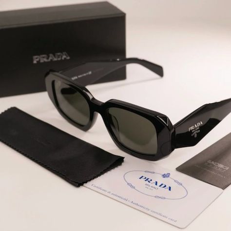 Prada Sunglasses (PR17WS) Sun Glasses Prada, Prada Pr17ws, Prada Glasses, Prada Accessories, Devil Wears Prada, Aesthetic Ideas, Prada Sunglasses, Shoes Men, Belts