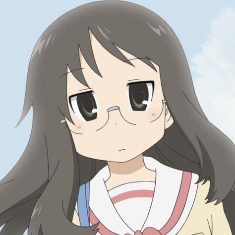 Mai Nichijou Icon, Mai Minakami Icon, Mai Nichijou, Nichijou Pfp, Nichijou Icons, Mai Minakami, Azumanga Daioh, Kyoto Animation, Ordinary Life