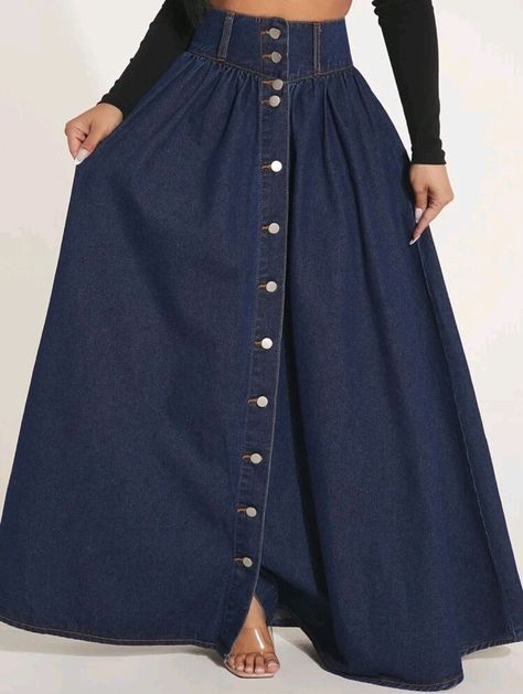 Long skirt jeans