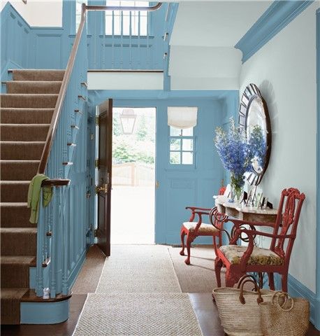 Wythe Blue, Library Rooms, Palladian Blue, Red Paint Colors, Home Library Rooms, Color Combinations Paint, Bedroom 2024, Library Room, Benjamin Moore Colors