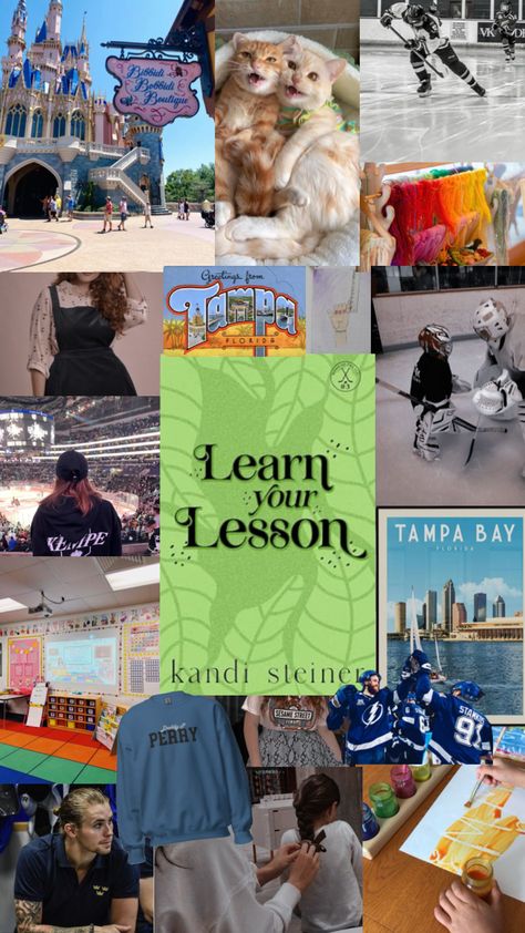 learn your lesson by kandi steiner #romancebooks #hockeyromance #kandisteiner #romance Kandi Steiner, Sports Romance, Romantic Books, Romance Novels, Book Aesthetic, Book Journal, Romance Books, Favorite Books, Book Lovers