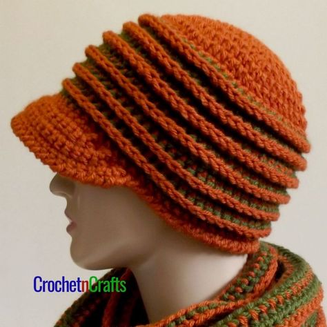 Free crochet fall hat pattern worked in a ribbed pattern. #crochetncrafts #crochet #hat #cap #fall #freecrochetpattern #crochetpattern Crochet Hat Patterns For Beginners, Blue Crochet Blanket, Diy Crochet Hat, Crochet Bedsheets, Easy Crochet Hat Patterns, Crochet Adult Hat, Crochet Hat With Brim, Fall Hat, Easy Crochet Hat