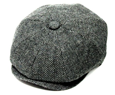 Herringbone Peaky Blinder's Style Hat News Boy Baker Boy Cap Dark Grey Best Hats For Men, Paper Boy Hat, Bakerboy Hat, Baker Boy Cap, Paper Boy, Man Dressing Style, Baggy Style, Baker Boy, Herringbone Tweed