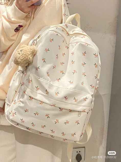 Kdrama Backpack, Ransel Mini, Girly Backpacks, Kawaii Hair Accessories, Cute Stationary School Supplies, Stylish School Bags, Kawaii Bags, My Style Bags, Aesthetic Bags