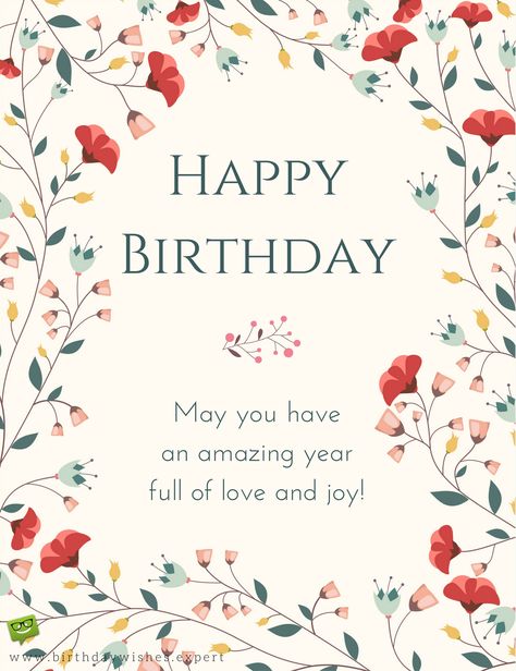 Wishing a wonderful year of good health, happiness and success. Happy Birthday! Birthday Greetings Quotes, Fb Quotes, Happy Birthday Wishes For Him, Birthday Wishes Greetings, Birthday Wishes Flowers, Happy Birthday Wishes Images, Birthday Art, Birthday Wishes Messages, Happy Birthday Wishes Quotes