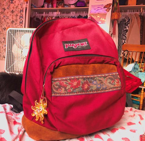 80s Backpack, 90s Teen, Aesthetic Backpack, Red Backpack, Vintage Backpacks, Wallet Pouch, Llbean Backpack, Jansport Backpack, Girl Backpacks