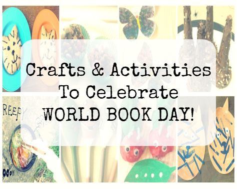 Celebrate World Book Day With Fun Book Themed Activities! World Book Day Crafts For Kids, World Book Day Activities Ks2, World Book Day Ideas Activities, World Book Day Crafts, Book Day Activities, World Book Day Activities, World Literacy Day, Book Themed Activities, World Book Day Ideas