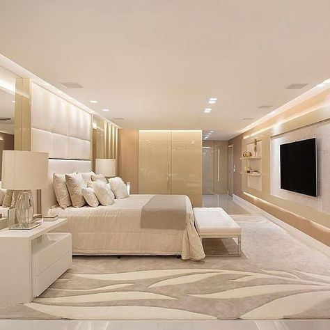 Modern Luxury Bedroom, Modern Bedroom Interior, Luxury Bedroom Design, Luxury Bedroom Master, Bedroom Bed Design, Elegant Bedroom, Bedroom Furniture Design, Modern Bedroom Design, Room Design Bedroom