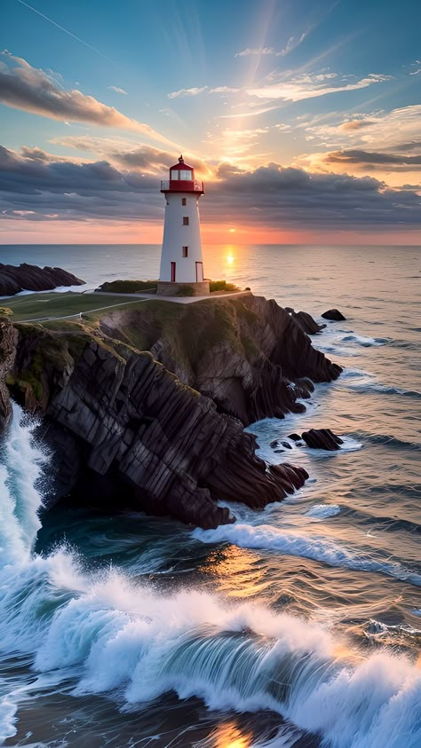 Lighthouse Iphone Wallpaper, Lighthouse Aesthetic, Lighthouse Inspiration, Lighthouses Photography, Lighthouse Photos, Lighthouse Painting, Beautiful Wallpapers For Iphone, Lighthouse Pictures, Lighthouse Art