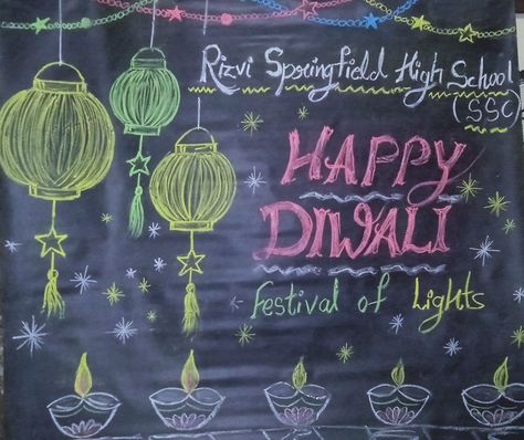 Blackboard Decoration on happy diwali 🎉😇💥 Diwali Blackboard Decoration For School, Happy Diwali Black Board Decoration, Diwali Blackboard Decoration, Diwali Class Board Decoration, Happy Diwali Board Decoration, Diwali Black Board Decoration, Diwali Notice Board Decoration, Diwali Chart For School Board, Blackboard Decoration Classroom