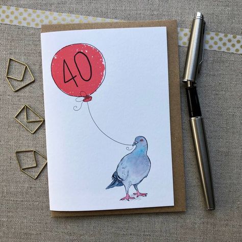 Cat Birthday Funny, Happy Birthday Sarah, Easy Greeting Cards, 21st Birthday Card, 40th Birthday Card, 30th Birthday Card, Birthday Card For Him, 70th Birthday Card, Dinosaur Cards