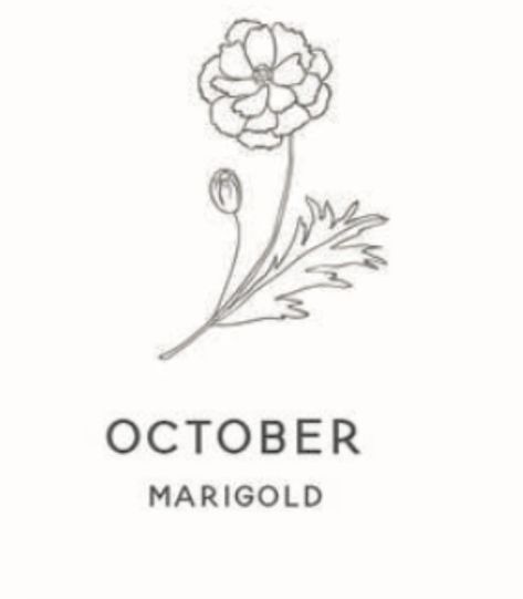 Delicate Marigold Tattoo, Marigold Simple Tattoo, Marigold Flower Drawing Simple, Marigold Flower Outline, Marigold Fine Line Tattoo, Mary Gold Flower Tattoo, Marigold Line Drawing, Simple Marigold Tattoo, Marigold Drawing